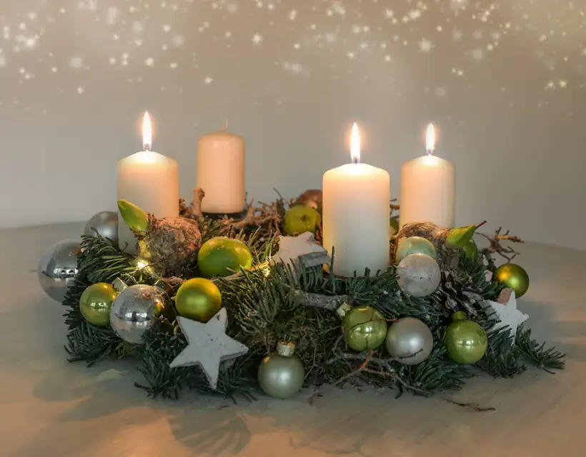 Adventskranz dritter Advent von Maren Winter