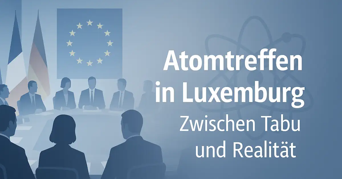 EU-Atomtreffen in Luxemburg