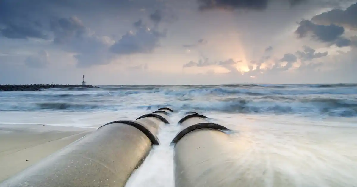 Gas pipelines unter wasser
