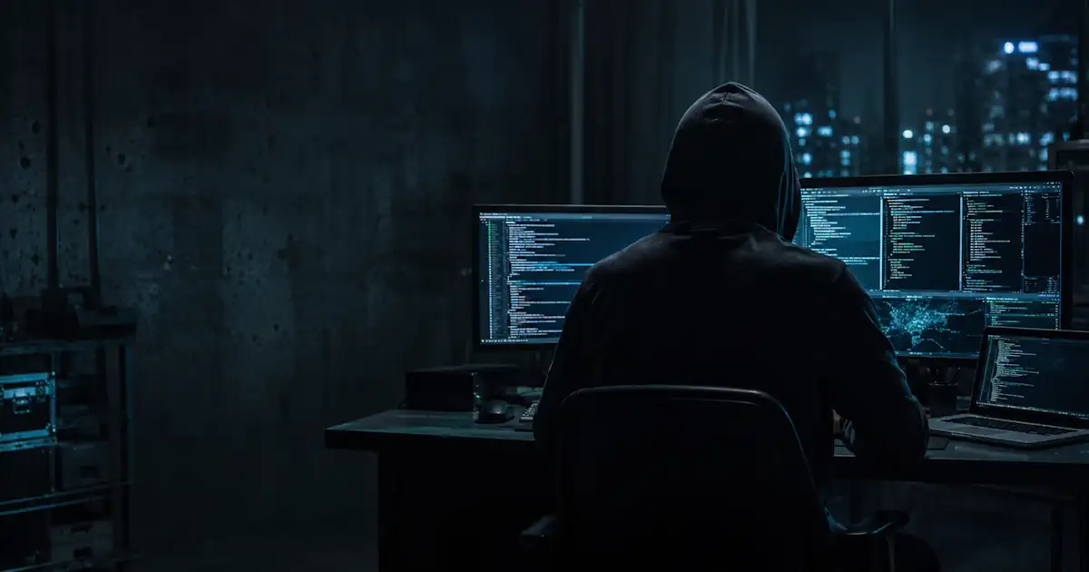 Hacker startet Cyber-Angriff