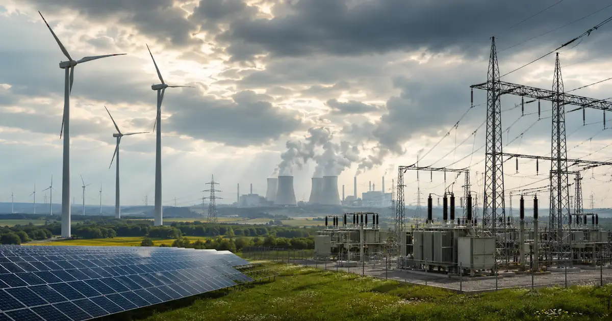 Solar - WEA - Umspannwerk - AKW