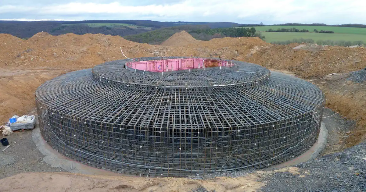 Windenergieanlage-Fundament