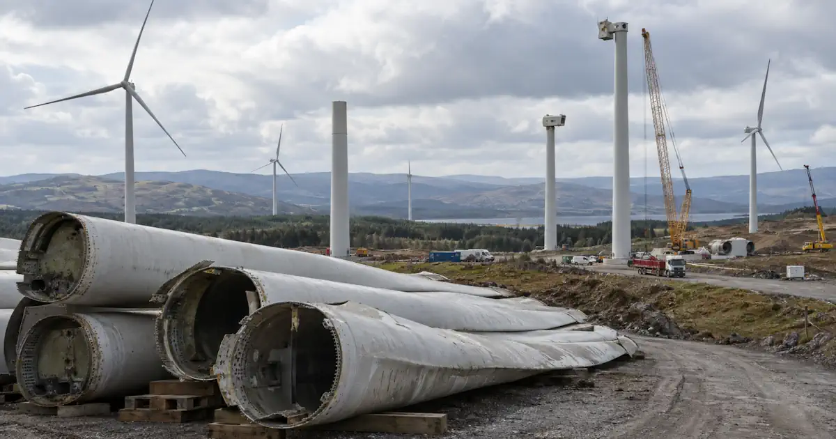 Windpark Rückbau