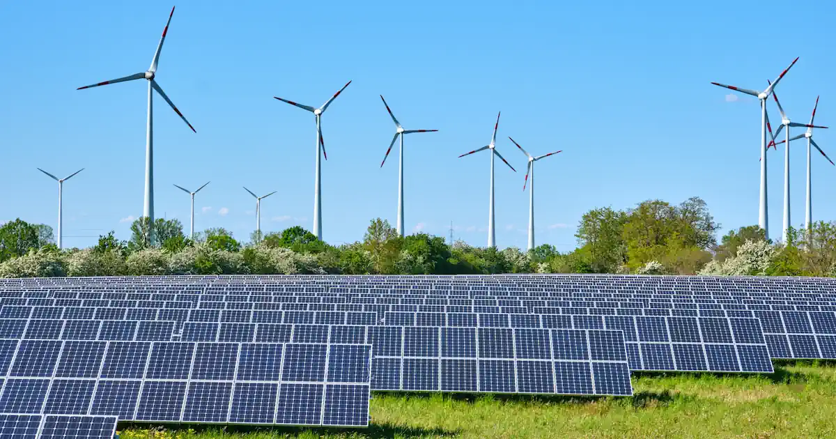 Windpark und Solarpark in Deutschland