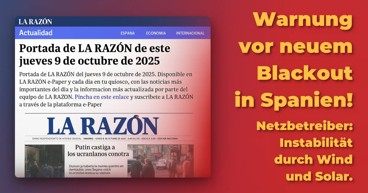 Screenshot portada razon este jueves 9 octubre 2025