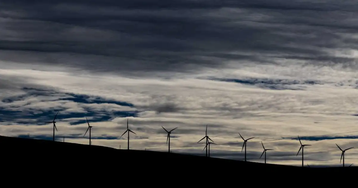 Windmill Power Turbine Electricity Generators With Clouds 1200x630